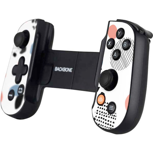 Patterned Dots Backbone One for iPhone Game Controller Skin